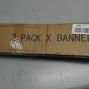 X Banner Stand Adjustable Fit Banner 23 x 63 to 32 x 78 Inch(STAND ONLY), Portable Travel Bag, Bigger, More Adaptable Advertising, Stores, Tradeshow, Restaurant, Event, Birthday & Party (2 PACk)
