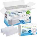 Trifold Paper Towels - 3200 Sheets Multifold Disposable Paper Hand Towels for Bathroom, Commercial, Household, Hand Paper Towels for Bathroom Dispenser, 16 Packs (200 Count/Pack)