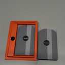 Luggage Tags Built-in Anti-Loss Tracker, Luxury Leather Luggage Tags for Suitcase, Travel Bags, Backpacks, Travel Organizer for Lost Baggage Prevention (Black*2 Pack)