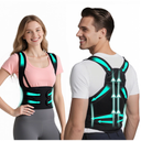 Back Brace Posture Corrector for Men & Women, Upgraded Full Back Support with Adjustable Shoulder Straightener and Waist Support Straps, Breathable Back Brace for Office Work, Long Sitting & Daily Wear, Comfortable Posture Support for Upper & Lower B