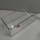 mDesign Can Organisers for Pantries, Fridge Drawers & Fridge Shelves - Kitchen Storage Solutions - for up to 7 Cans of Soda, Food, or Soups - Kitchen Accessories  Pack of 2 - Clear