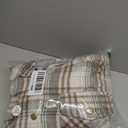 Zeagoo Women's Casual Jackets Sherpa Hooded Shacket Jacket Winter Warm Fleece Lined Outwear Coats with Pockets, XL (Grey)