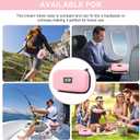 Gosemai TSA Approved Insulin Cooler Travel Case Medication Cooler for Travel with Thermometer Temperature Display Diabetic Medication Organizer Medical Travel Cooler Bag with 2 Ice Pack