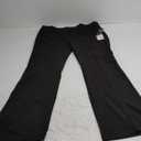 Design by Olivia Women's Relaxed Boot-Cut Office Pants Trousers Slacks (XL, Black)