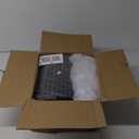 LOKEME Wardrobe Closet,Portable Closet for Bedroom Steel Pipe Diameter 19mm Strong and Sturdy Grey Portable Closets for Hanging Clothes with 3 Hanging rods, 6 Storage Shelves and Side Pockets