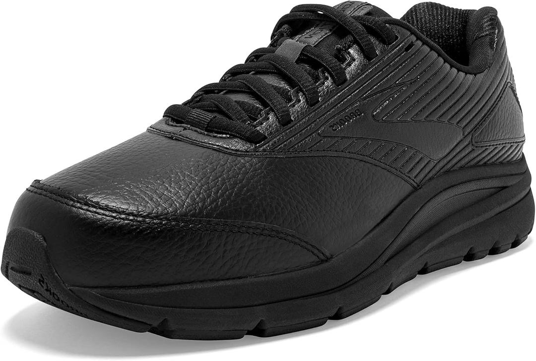 Brooks Women's Addiction Walker 2 Walking Shoe (8, Black/Black)