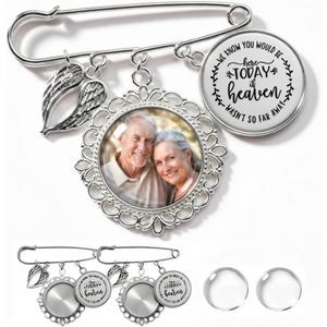 2PCS Custom Graduation Pins with Photo
