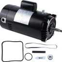 FEIDKS UST1202 Pool Pump Motor 2 HP w/PS-201 Seal 115/208-230V Fit For Hayward Super/Super II/Max-Flow pumps/Jacuzzi Magnum pumps and more, for 56J Frame