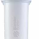 BlenderBottle Classic V2 Shaker Bottle Perfect for Protein Shakes and Pre Workout, 28-Ounce, White