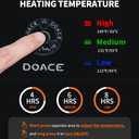 DOACE Heated Vest for Men and Women, Smart Electric Heating Vest Rechargeable, Battery Not Included (XXL)
