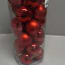 Napzy 24 Count Shatterproof Christmas Ball Ornaments Set, 2.36 Inch Red Christmas Tree Decorations for Xmas Holiday Party Decor, Wreath and Garland Hanging Balls