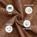 MEETSKY Sectional Couch Cover Sofa Covers Washable, 2 Pieces Couch Covers for Sofa L Shape, Sofa Slipcover for 3-4 Cushion Couch, Furniture Protector for Pets(XX-Large, 71"x118"+91"x134", Camel)