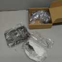 Haysandy 4 Pcs Wolf Granny Costume Set Big Wolf Hat Tail Claws Gloves Granny Glasses for Adult Werewolf Cosplay