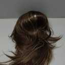 HAIRCUBE Brown Wigs for Women, Long Layered Brown with Highlight Wigs with Bangs Heat Resistant Synthetic Fibre Wigs(pelucas de cabello natural)