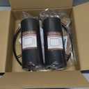 GO&SO Black Lamp Shades Set of 2, Drum Lampshades with Laser Drilling Design, Medium Lampshade 13" Top x 13" Bottom x 10" High, Lamp Shade For Tablelamp,Floor Lamps,Wall Hanging, Assembly Required