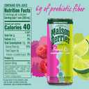 Maison Perrier French Kiss Sweetened Sparkling Water, Raspberry & Lime | Made with Real Fruit Juices and prebiotics, there's so much to love! It's a kiss of sweetness with benefits! 24 pack. BBD 08/04/27