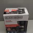 BLACK+DECKER 12-Cup Coffee Maker with Easy On/Off Switch, Easy Pour, Non-Drip Carafe with Removable Filter Basket, Vortex Technology, Black