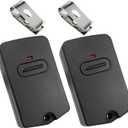 2 for Mighty Mule Gate Opener Remote,FM135 RB741 Gate Remote Control Compatible with GTO Gate Openers 3 Position 9 Dip Switches for MM371W MM572W etc (318MHz, Pack of 2)
