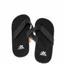 Zeroxposur Women's Flip-Flops, Outdoor Footwear, Liquorice, Kids Size 2/3