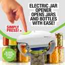 Robotwist Automatic Jar Opener, Deluxe Model with Improved Torque, Robo Twist Kitchen Gadgets for Home, Electric Handsfree Easy Jar Opener  Works on All Jar Sizes, As Seen on TV