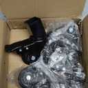 2 inch Swivel Caster Wheels Without Brake and No Noise Wheels, Heavy Duty Casters Total Capacity 600lbs (Pack of 4)