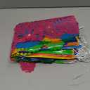 Mexican Party Banners (5 Pack with 10 Plastic Flags per Banner) - Papel Picado Mexicano para Fiesta - Plastic Papel Picado - Fiesta Themed Party Decorations - Mexican Decor