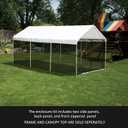 ShelterLogic MaxAP Screen House Enclosure Kit, 10 ft. x 20 ft. (Frame and Canopy Sold Separately), Large