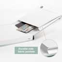 CAGIE Lined Journal Notebook, 320 Pages College Ruled Notebook, 100 Gsm Paper Thick Journal, B5 Hardcover Leather Journals for Writing Women Men, 7.6x10In, Green