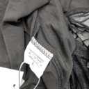 MISSMAY Women's Elegant Floral Lace Ruffle Split Cocktail Party Long Dress (Large, Black)