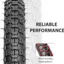 MOHEGIA Kids Bike Tire: 12.5/14/16/20 x2.125 Inch Folding Replacement Bicycle Tire,Compatible with BMX, MTB and Children Racing