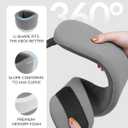 Neck Brace for Neck Pain & Support - Cervical Collar with Soft Nylon-Spandex for Keep Vertebrae Stable & Aligned for Women & Men - Ideal for Sleeping, Working, driving,Neck Injury Recovery