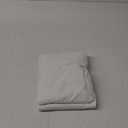 Royale Linens 100% Organic Cotton Fitted Sheet - Percale Weave - Super Soft Deep Pocket Bottom Sheets - White Elastic Sheet Queen Size - Queen Fitted Sheets Only - (60"x80"+15", White)