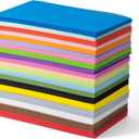 Crafare 8.5x5.5inch Colorful Foam Sheets Crafts 20 Assorted Colors 92 Pack 2mm Thick EVA Foam Sheet for School Project Supply Scrapbooking DIY Cosplay Handcraft
