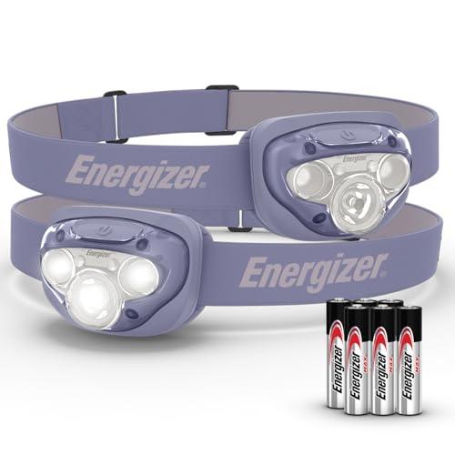 Energizer LED Headlamp PRO (2-Pack), IPX4 Water Resistant Headlamps, High-Performance Head Light for Outdoors, Camping, Running, Storm, Survival LED Light for Emergencies (Batteries Included)