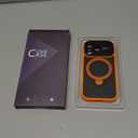 iPhone 17 Pro Case: 360 Spin Magnetic Stand, Camera Protection (Compatible with MagSafe) [18FT Military Protection] Shockproof Matte Translucent Phone Cover for iPhone 17 Pro 6.3", Cosmic Orange