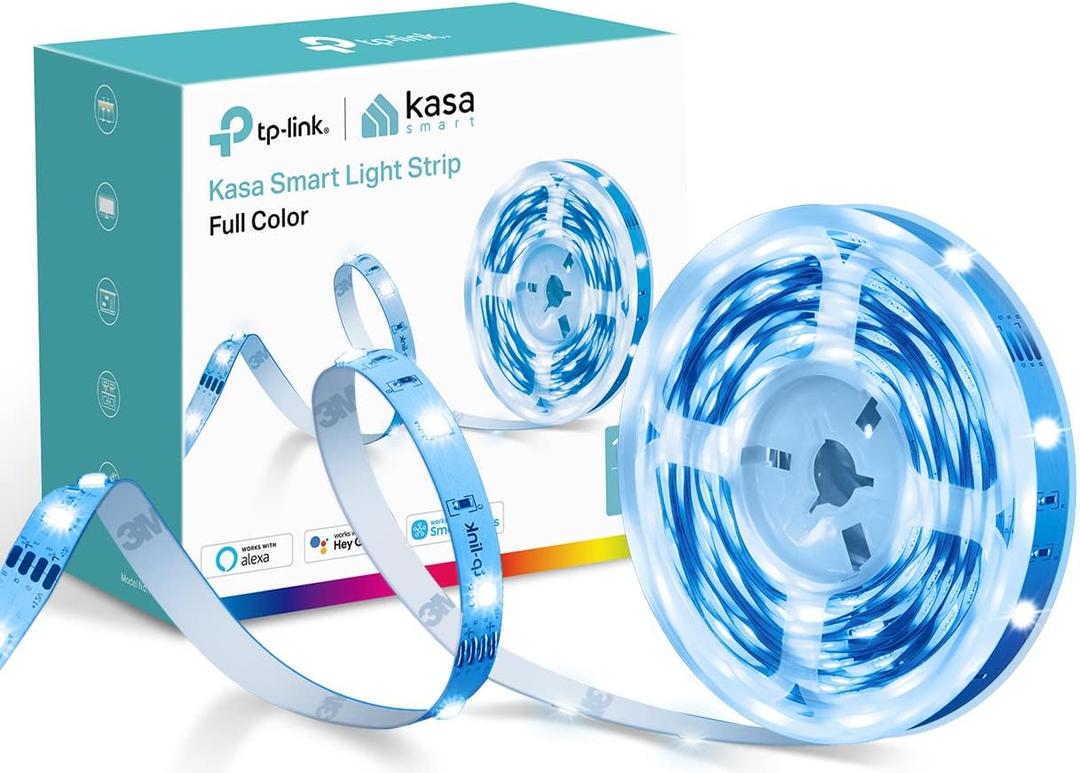 Kasa Smart LED Light Strip, 16.4ft WiFi LED Strip Works with Alexa, Google Home, SmartThings, High Brightness with 16 Million Colors, RGB, Grouping, Adjustable Length, Up to 25,000 Hours (KL400L5) (Multicolor)