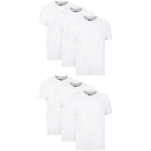 Hanes Packs, Stay-Tucked Soft Cotton, Best Undershirts for Men, White/Black/Asstd Multipacks 6Pcs M