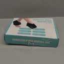 DREAMSOME 2 Pack Cordless Ankle Heating Pad, Ankle Massager with Heat for Pain Relief, Heated Foot Brace Wrap with 3 Temperature Levels and 3 Vibration Modes for Men and Women, Auto Shut Off