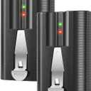 2 Packs 6040mAh 3.65V Rechargeable Batteries for Ring Doorbell 2/3/4/3 Plus, Stick Up Cam (2nd/3rd Gen), Spotlight & Peephole Cam