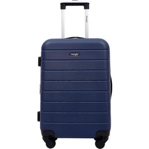 Wrangler 21.5" Spinner Carry-On Luggage, Navy Blue