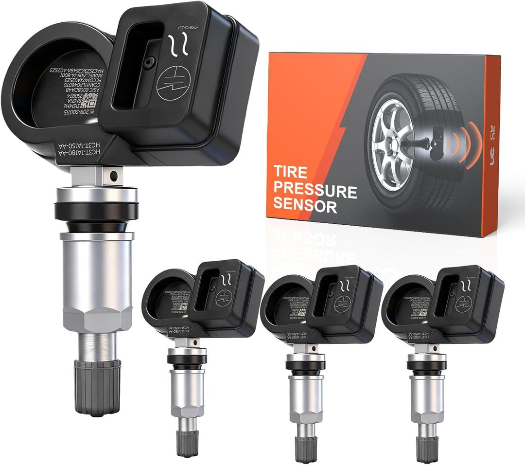 TPMS Sensors HC3T1A150AA 315MHz Pre-Programmed Tire Pressure Sensor Real-Time Monitoring Fit for Ford F-250 F-350 F-450 F-550 Super Duty Expedition Fusion Ranger Fit for Lincoln MKC MKZ Navigator 4PCS