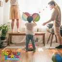 2 x Novelty Place 10 Pack Beach Ball Paper Lanterns - 8" Rainbow Color Hanging Lanterns Summer Pool Party Decoration for Beach Party, Holiday, Birthday, Wedding