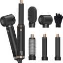 Blow Dryer Brush 5 in 1 Negative Ion Curling Brush Iron Hair Styling Tools