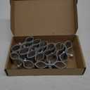 1-3/8" Chain Link Fence Panel Clamps, Galvanized Fence Dog Kennel Saddle Clamps, 8pcs for 32mm Pipe Panel Frames