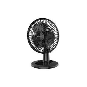 Holmes 6” Personal Table Fan – 2 Speeds, Compact, 15° Head Tilt, Wide-Angle Oscillation, Black Holmes 6” Personal Table Fan – 2 Speeds, Compact, 15° Head Tilt, Wide-Angle Oscillation, Black