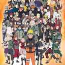 Trends International Naruto Shippuden - Group Wall Poster, 22.375" x 34", Unframed Version