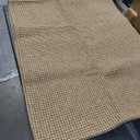 KOZYFLY Boho Runners for Hallways 2x5 ft Washable Kitchen Runner Non Slip Rubber Backed Hall Runners Cotton Entryway Runner Rugs Floor Carpet for Indoor Backdoor Bedroom Kitchen, Tan/Orange/Brown