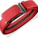 DOOPAI Belt Men, Ratchet Belt Dress Adjustable 1 3/8" Genuine Leather Designer Belt, Size Length Can be Cut, with Gift Box