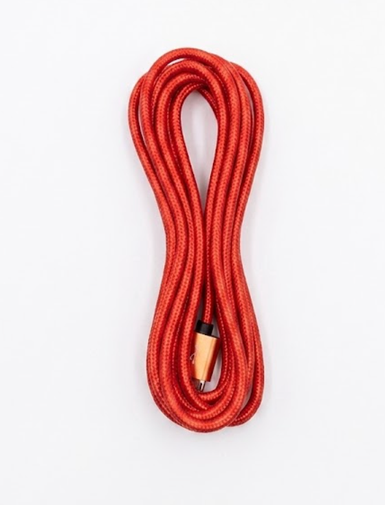 Speed Charge 10 ft, Red, Micro USB
