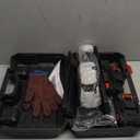 Cordless Hedge Trimmer,2 in 1 Cordless Grass Shear & Hedge Shear/Shrubbery Trimmer with Dual-Action Blade Cutting Capacity,Hedge Shear with 2 PCS Rechargeable Battery and Charger for Garden,Lawn (Gray)